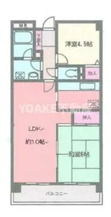 サンハイツ桜森【4階】の間取り