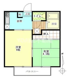 アイビーマンション南林間【103号室】の間取り