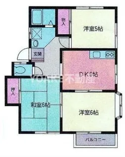 ウイングフルールA【2階】の間取り