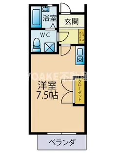 ロワール湘南 D棟【2階】の間取り