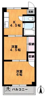 ミサカハイツ【303号室】の間取り