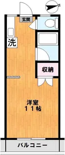 コーポダイメイ【302号室】の間取り