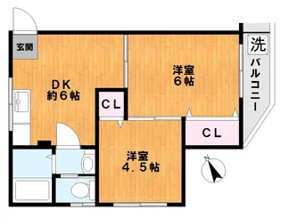 土屋マンション【401号室】の間取り