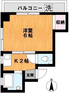 ヴィラブリス【405号室】の間取り