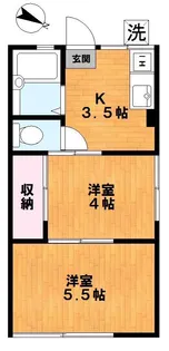 シティハイム正文荘【1階】の間取り