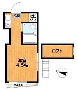シャンテ西が丘B棟【302号室】の間取り