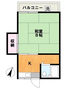 平井ハイツ【202号室】の間取り