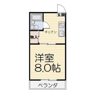 コーポ小西6【2階】の間取り