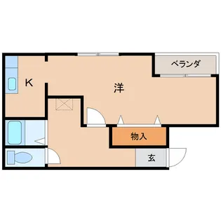 カーサ・デ・スール【2階】の間取り