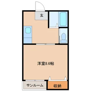 セリーヌ【3階】の間取り