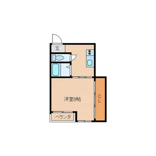 キャロット【208号室】の間取り