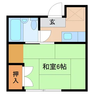 コーポ小西11【1階】の間取り