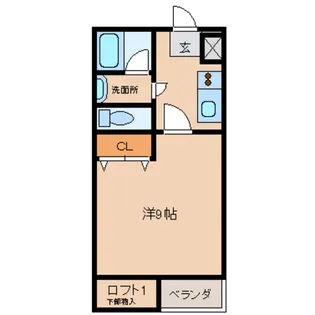ASSOCIA【1階】の間取り