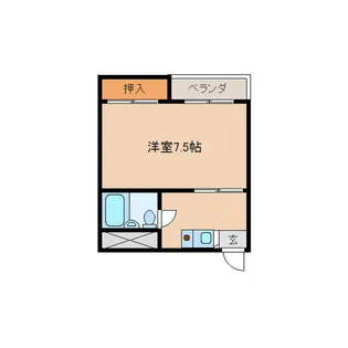 レジデンスアポロン【1階】の間取り