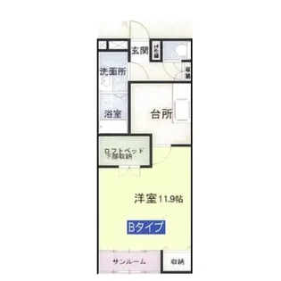 ティーダ【2階】の間取り