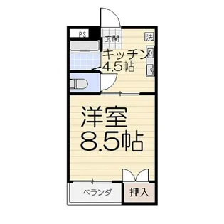 セゾン高岡【303号室】の間取り