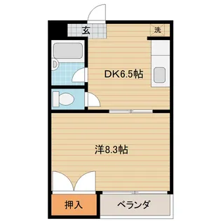 セゾン有沢【2階】の間取り