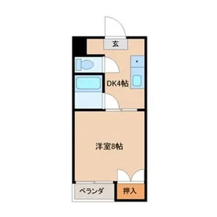 レジデンス高岡Ⅱ【213号室】の間取り