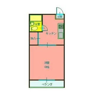 コーポ小西6【201号室】の間取り