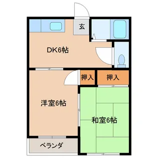 マーガレット【2階】の間取り