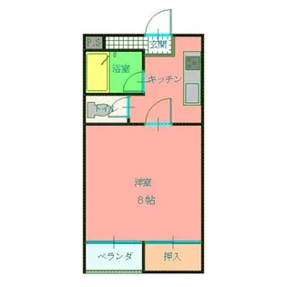 ユー立山【2階】の間取り
