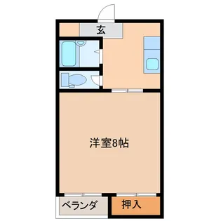 ユー立山【2階】の間取り