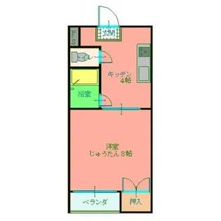 レジデンス高岡Ⅱ【118号室】の間取り