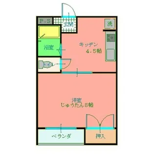 セゾン高岡【303号室】の間取り