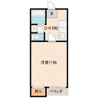 パレス【1階】の間取り