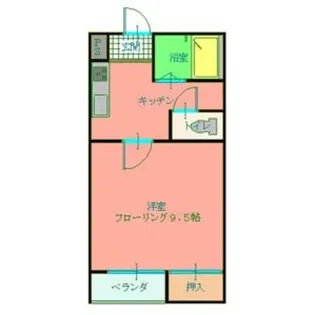 パレス【2階】の間取り