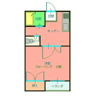 バジル【203号室】の間取り