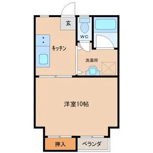 パインパレス根塚【2階】の間取り
