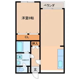 ティファニーⅡ【1階】の間取り