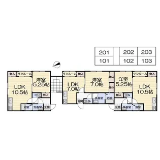 メルシー【2階】の間取り