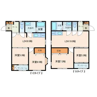 ユートピア荒川【203号室】の間取り