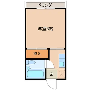 コーポ牛島【3階】の間取り