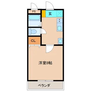 コーポ朝香【305号室】の間取り