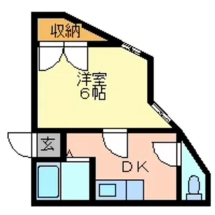 トリニティー【101号室】の間取り
