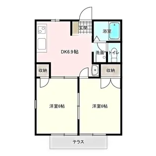 スカイアイランド【1階】の間取り