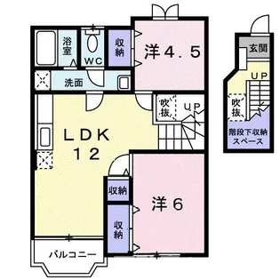 サンモール・エル【2階】の間取り