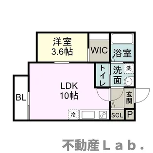 ラルーチェ松橋駅前【103号室】の間取り