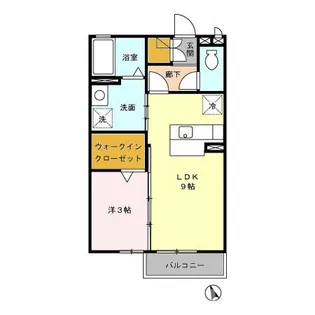 ラフィーネⅡ【1階】の間取り