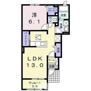 GRAND ADREA Ⅱ【1階】の間取り