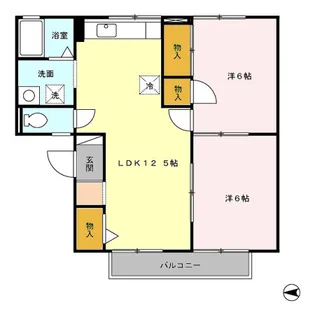 パークヒル A棟【2階】の間取り