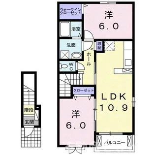 Luce Ⅰ【2階】の間取り