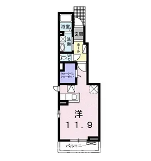 ユニバースハウスⅡ【1階】の間取り