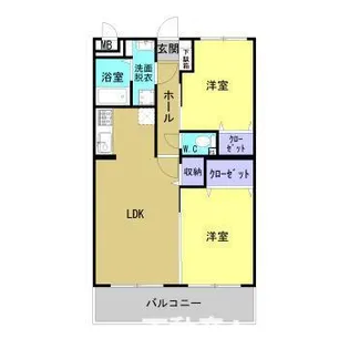 トリノス【3階】の間取り
