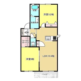 スリーゼ Ⅰ棟【2階】の間取り