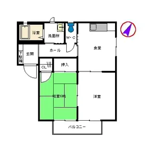 フォーレス華 B棟【2階】の間取り