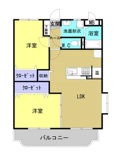 フォレステージII【3階】の間取り